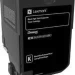 Lexmark 74C2HKE Γνήσιο Toner Laser Εκτυπωτή Μαύρο High Yield 20000 Σελίδων 74C2HKE