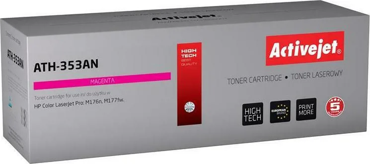 20210302142939_active_jet_symvato_toner_hp_cf353a_matzenta Active Jet Συμβατό Toner για Laser Εκτυπωτή HP 130A CF353A 1100 Σελίδων Ματζέντα - Image 1