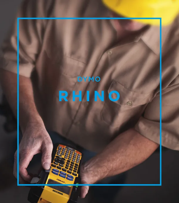 20210302171514_65e25bf0 Dymo Rhino 5200 Kit Ηλεκτρονικός Ετικετογράφος Χειρός σε Κίτρινο Χρώμα S0841400 - Image 1