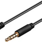 Goobay Cable 3.5mm male - 3.5mm female Μαύρο 3m (62480)