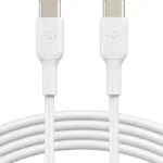 Belkin Boost Charge USB 2.0 Cable USB-C male - USB-C 60W Λευκό 1m (CAB003BT1MWH)