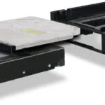 Icy Dock Flex-Fit Duo 5.25 Inch External Bay to 3.5 Inch HDD/Device Bay And Ultra Slim ODD Bay Mounting Kit Bracket Μαύρο MB343SPO