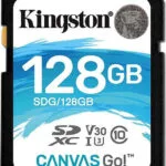 Kingston Canvas Go! SDXC 128GB Class 10 U3 V30 UHS-I