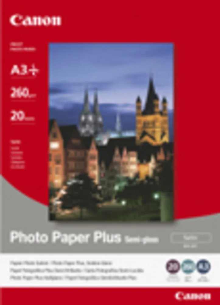 Canon SG-201 Φωτογραφικό Χαρτί Plus A3+ 260gr/m² για Εκτυπωτές Inkjet 20 Φύλλα (1686B032) - Image 1