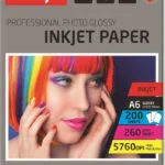 Active Jet Premium Photo Glossy Φωτογραφικό Χαρτί A6 (10x15) 260gr/m² για Εκτυπωτές Inkjet 200 Φύλλα (AP6-260GR200)