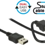 DeLock USB 2.0 Cable USB-A male - USB-A female 2m (83665)