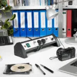 Brennenstuhl Premium Office-Line Πολύπριζο 4 Θέσεων με USB-A, Διακόπτη και Καλώδιο 1.8m 1156250514