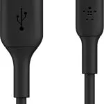 Belkin Regular USB to Lightning Cable Μαύρο 2m (CAA001bt2MBK)