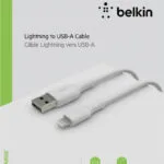 Belkin Regular USB to Lightning Cable Λευκό 2m (CAA001bt2MWH)