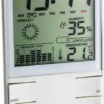 TFA 35.1102.02 Μετεωρολογικός Σταθμός Ψηφιακός Επίτοιχος / Επιτραπέζιος Λευκός