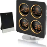 Technoline WS 6830 Ασύρματος Μετεωρολογικός Σταθμός Ψηφιακός Επίτοιχος / Επιτραπέζιος Μαύρος