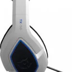 Gioteck TX50 Neckband / Over Ear Gaming Headset με σύνδεση 3.5mm Λευκό