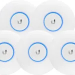 Ubiquiti UAP-AC-PRO Access Point Wi‑Fi 5 Dual Band (2.4 & 5GHz) σε Πενταπλό Kit