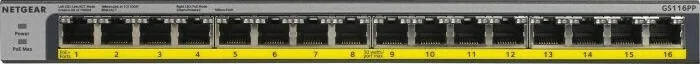 20210308101108_d5de4a66 NetGear GS116PP Unmanaged L2 PoE+ Switch με 16 Θύρες Gigabit (1Gbps) Ethernet - Image 1