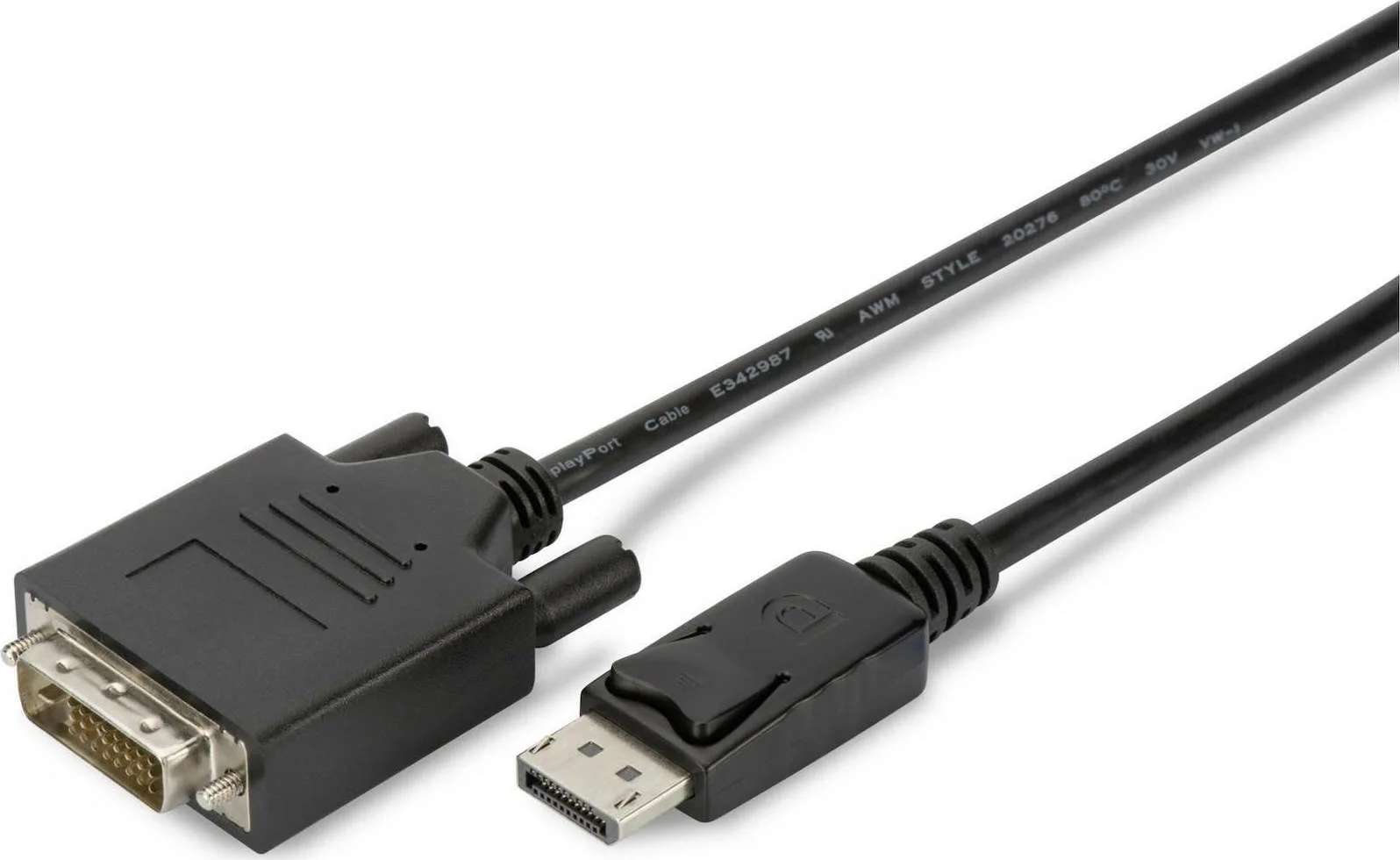 20210309092811_digitus_cable_dvi_d_male_displayport_male_2m_ak_340306_020_s Digitus Cable DVI-D male - DisplayPort male 2m (AK-340306-020-S) - Image 1