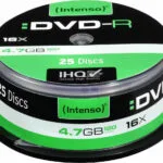 Intenso Εγγράψιμα DVD-R 16x 4.7GB Cake Box 25τμχ (4101154)