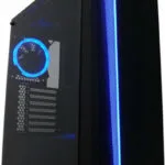 iBox Wizard 4 Gaming Midi Tower Κουτί Υπολογιστή με Πλαϊνό Παράθυρο και RGB Φωτισμό Μαύρο