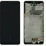 Samsung Οθόνη με Μηχανισμό Αφής και Πλαίσιο για Galaxy A42 5G (Μαύρο)