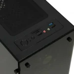 iBox Passion V4 Mini Tower Κουτί Υπολογιστή με Πλαϊνό Παράθυρο και RGB Φωτισμό Μαύρο