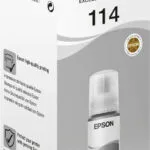 Epson 114 Γνήσιο Μελάνι Εκτυπωτή InkJet Γκρι (C13T07B540)