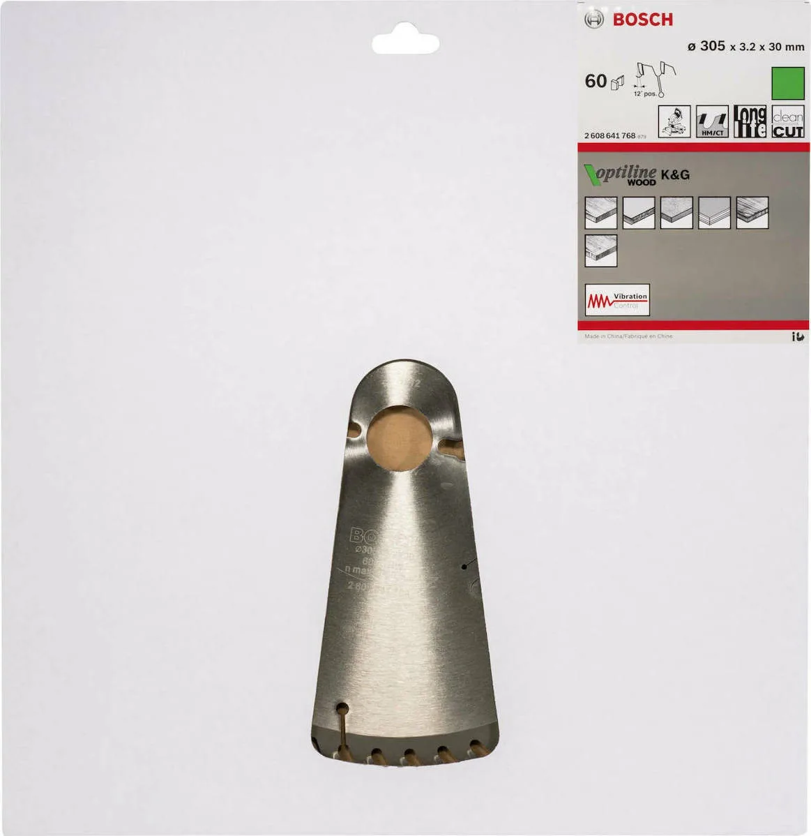 20210310170845_f64c77a1 Bosch Optiline Wood Δίσκος Κοπής Ξύλου με 60 Δόντια 305mm 2608641768 - Image 1