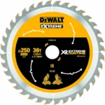 Dewalt Δίσκος Κοπής Ξύλου με 36 Δόντια 250mm DT99572