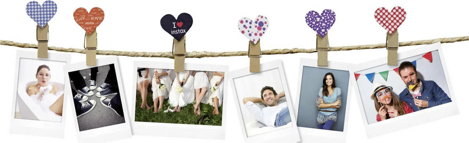 20210311145559_fujifilm_instax_design_clips_10_pack_heart_70100127833 Fujifilm Instax Design Clips 10-Pack Εξοπλισμός Σκοτεινού Θαλάμου 70100127833 - Image 1