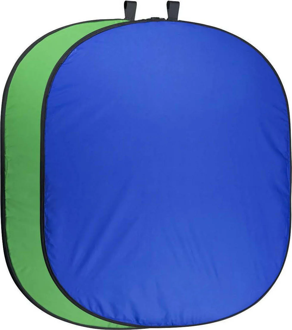 20210312150911_walimex_foldable_background_150x210cm_green_blue_20731 Walimex 2 in 1 Foldable Φωτογραφικό Φόντο Υφασμάτινο 150x210εκ. Green/Blue 20731 - Image 1