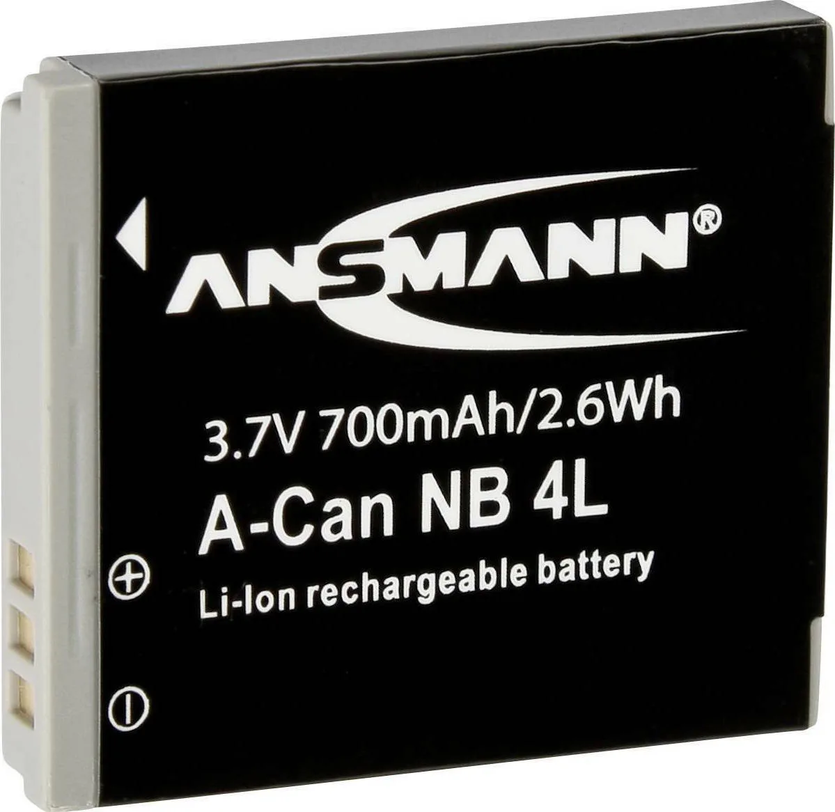 20210316163213_ansmann_a_can_for_canon_nb_4_l Ansmann Μπαταρία Φωτογραφικής Μηχανής A-Can NB-4 L 5022263 Ιόντων-Λιθίου (Li-ion) 700mAh Συμβατή με Canon - Image 1