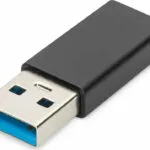 Digitus Μετατροπέας USB-A male σε USB-C female 1τμχ AK-300524-000-S