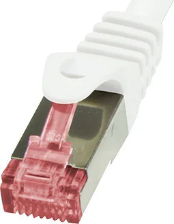 LogiLink S/FTP Cat.6 Καλώδιο Δικτύου Ethernet 0.5m Λευκό 1τμχ CQ2021S - Image 1