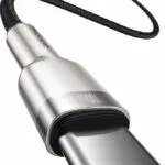 Baseus Cafule Metal Braided USB 2.0 Cable USB-C male - USB-C 100W Μαύρο 1m (CATJK-C01)