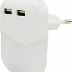 Ansmann Φορτιστής Χωρίς Καλώδιο με 2 Θύρες USB-A Λευκός (NL15AC+)