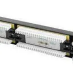 Lanberg Patch Panel Unshielded για Rack 1U 19" 24 Θυρών cat6 Μαύρο PPU6-1024-B