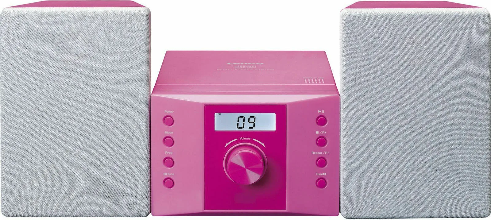 20210318110813_lenco_mc_013_pink Lenco Ηχοσύστημα 2.0 MC-013 MC-013P 4W με CD Player και WiFi Ροζ - Image 1