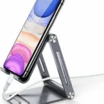 Ugreen Foldable Multi-Angle Phone Stand Βάση Γραφείου για Κινητό σε Γκρι χρώμα