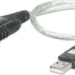 Techly Μετατροπέας USB-A male σε Serial male 1τμχ 023493