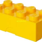 Room Copenhagen Lego Πλαστικό Παιδικό Δοχείο Φαγητού Κίτρινο 20 x 10 x 7.5εκ. 40231732