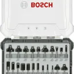 Bosch Σετ Φρέζες Καρβιδίου για Διαμόρφωση Ακμών σε Μέταλλο  Ξύλο 6mm με Ρουλεμάν 30τμχ