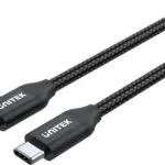 Unitek Braided USB 2.0 Cable USB-C male - USB-C 100W Μαύρο 2m (C14059BK)