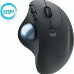Logitech Ergo M575 Ασύρματο Εργονομικό Bluetooth Ποντίκι με Trackball Graphite