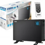 N'Oveen CH7100 Θερμοπομπός Δαπέδου 2000W με Ηλεκτρονικό Θερμοστάτη 60x37.5cm Μαύρος