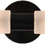 Inlight 1050 Μοντέρνο Φωτιστικό Πίνακα με Ντουί G9 Μαύρο 31.5εκ.