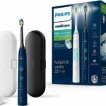 Philips Sonicare Protectiveclean 5100 Ηλεκτρική Οδοντόβουρτσα με Χρονομετρητή, Αισθητήρα Πίεσης και Θήκη Ταξιδίου Λευκή Διπλή Συσκευασία