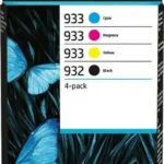 HP 932/933 Γνήσιο Πακέτο 4 Μελανιών Εκτυπωτή InkJet Κίτρινο / Κυανό / Ματζέντα / Μαύρο (6ZC71AE)
