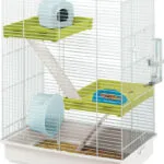 Ferplast Hamster Tris Κλουβί Τρωκτικού Τριώροφο Κλουβί για Χάμστερ 46x29x58cm 46x29x58cm