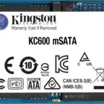 Kingston KC600 SSD 512GB mSATA SATA III SKC600MS/512G