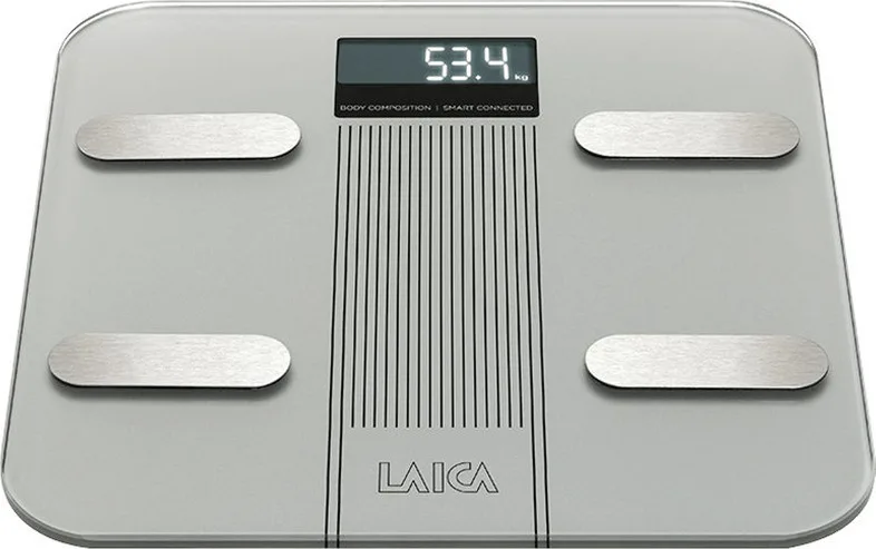 20210415112218_ac7b37ca Laica PS 7005 Smart Ζυγαριά 180kg με Λιπομετρητή & Bluetooth Ασημί - Image 1