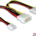 DeLock 4-Pin Molex - 4-Pin Molex Cable 0.2m Κόκκινο 82111