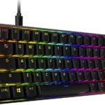 HyperX Alloy Origins 60 Gaming Μηχανικό Πληκτρολόγιο 60% με HyperX Red διακόπτες και RGB φωτισμό (Αγγλικό US)